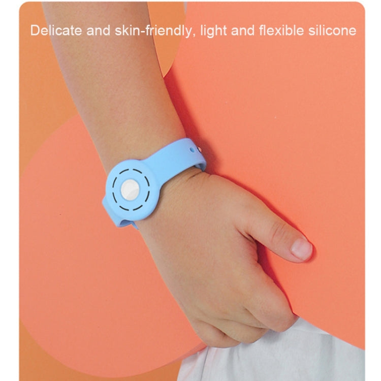 Anti-scratch Shockproof Silicone Bracelet Strap Protective Cover Case For AirTag(Deep Green) -  by PMc TechLife | Online Shopping South Africa | PMc TechLife | Buy Now Pay Later Mobicred
