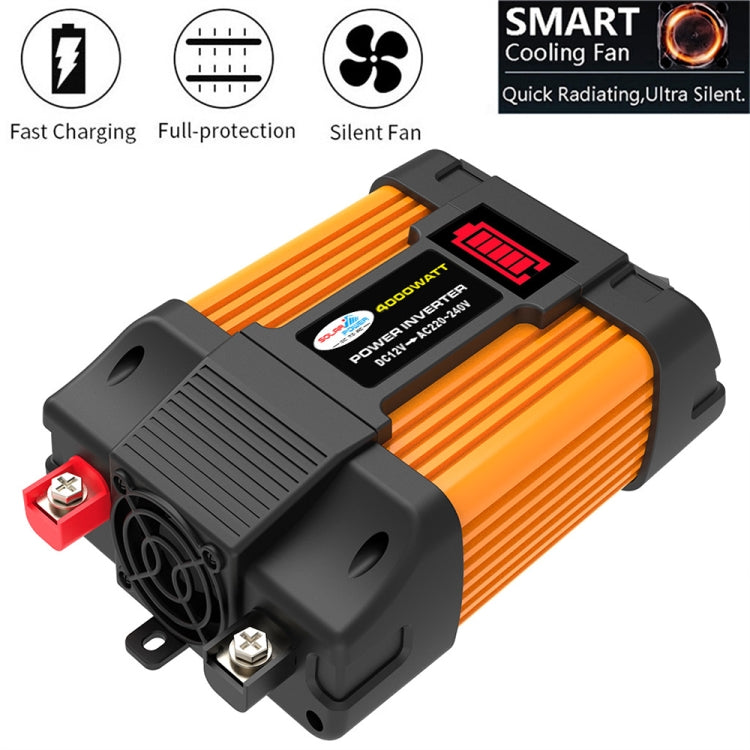 Little Wasp 12V to 110V 4000W Car Power Inverter with LED Display & Dual USB - Modified Square Wave by PMC Jewellery | Online Shopping South Africa | PMC Jewellery | Buy Now Pay Later Mobicred