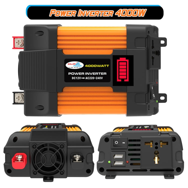 Little Wasp 12V to 110V 4000W Car Power Inverter with LED Display & Dual USB - Modified Square Wave by PMC Jewellery | Online Shopping South Africa | PMC Jewellery | Buy Now Pay Later Mobicred