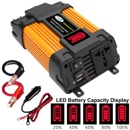 Little Wasp 12V to 110V 4000W Car Power Inverter with LED Display & Dual USB - Modified Square Wave by PMC Jewellery | Online Shopping South Africa | PMC Jewellery | Buy Now Pay Later Mobicred