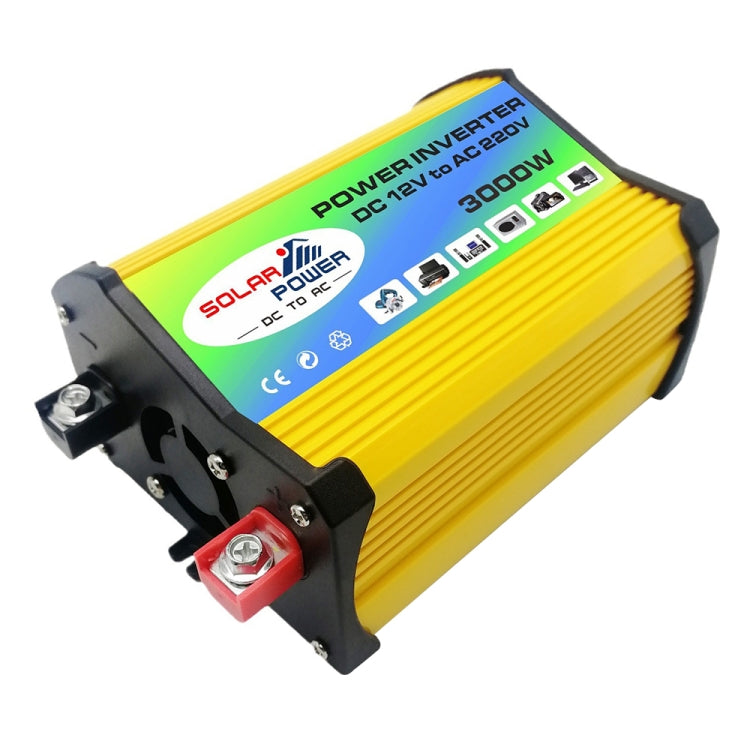 Legend I Generation DC12V to AC110V 3000W Modified Square Wave Car Power Inverter(Yellow) - Modified Square Wave by PMC Jewellery | Online Shopping South Africa | PMC Jewellery | Buy Now Pay Later Mobicred