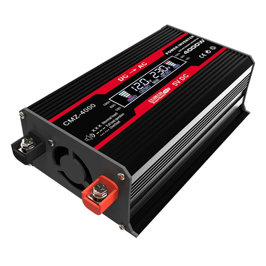 Zhizun Modified Sinewave 12V to 110V 4000W Car Power Inverter(Black) - Modified Square Wave by PMC Jewellery | Online Shopping South Africa | PMC Jewellery | Buy Now Pay Later Mobicred