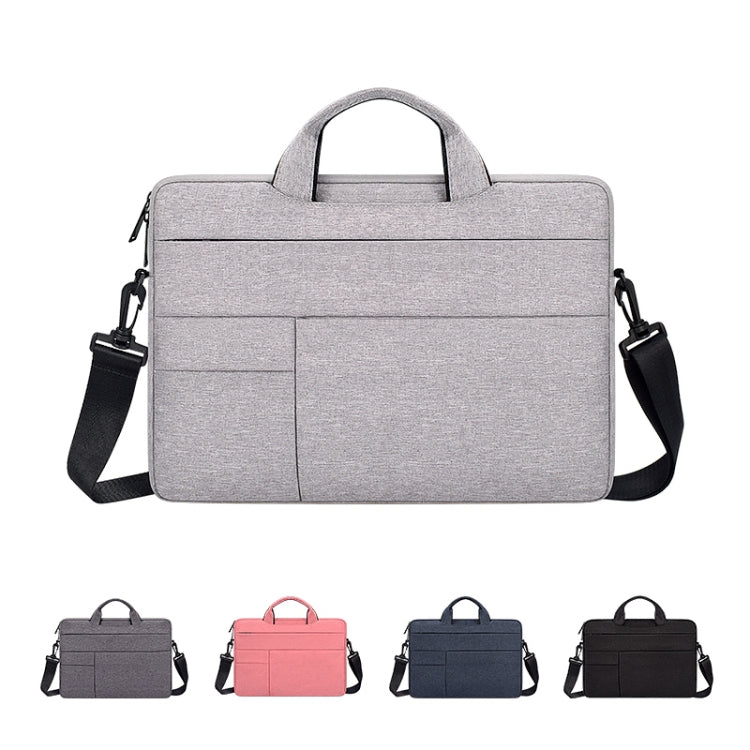 ND05SDJ Oxford Cloth + Nylon Laptop Portable Shoulder Bag, Size:13.3 inch(Hemp Gray) - 13.3 inch by PMC Jewellery | Online Shopping South Africa | PMC Jewellery | Buy Now Pay Later Mobicred