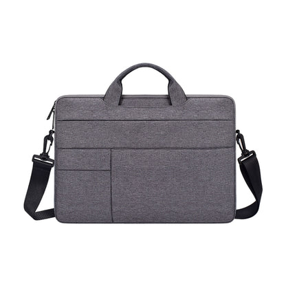 ND05SDJ Oxford Cloth + Nylon Laptop Portable Shoulder Bag, Size:14.1-15.4 inch(Deep Space Gray) - 15 inch by PMC Jewellery | Online Shopping South Africa | PMC Jewellery | Buy Now Pay Later Mobicred