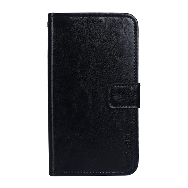 For Doogee X95 / X95 Pro idewei Crazy Horse Texture Horizontal Flip Leather Case with Holder & Card Slots & Wallet(Black) - More Brand by idewei | Online Shopping South Africa | PMC Jewellery | Buy Now Pay Later Mobicred