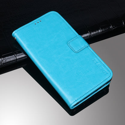 For Wiko Power U10 idewei Crazy Horse Texture Horizontal Flip Leather Case with Holder & Card Slots & Wallet(Sky Blue) - Wiko by idewei | Online Shopping South Africa | PMC Jewellery | Buy Now Pay Later Mobicred