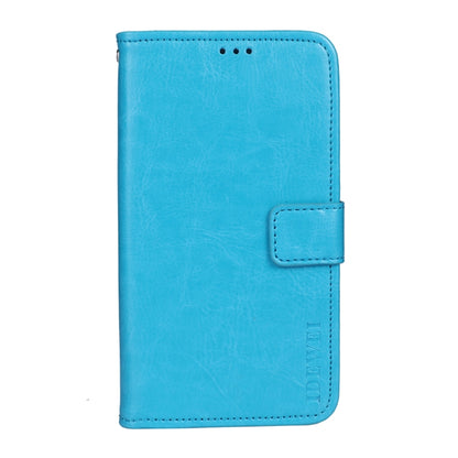 For Wiko Power U30 idewei Crazy Horse Texture Horizontal Flip Leather Case with Holder & Card Slots & Wallet(Sky Blue) - Wiko by idewei | Online Shopping South Africa | PMC Jewellery | Buy Now Pay Later Mobicred