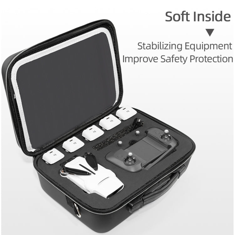 Portable Single Shoulder Storage Travel Carrying Cover Case Box with Baffle Separator for FIMI X8 mini(Black + Black Liner) -  by PMC TechLife | Online Shopping South Africa | PMC TechLife | Buy Now Pay Later Mobicred