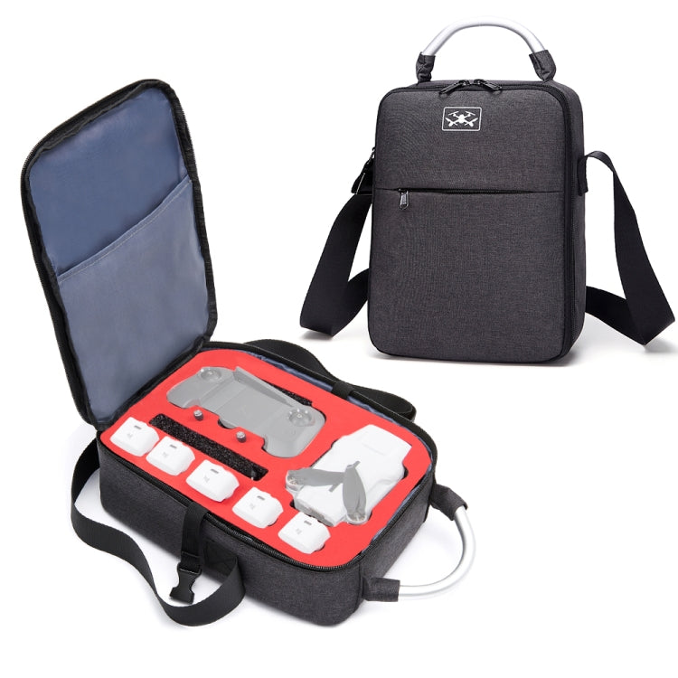 Shockproof Waterproof Single Shoulder Storage Bag Travel Carrying Cover Case Box for FIMI X8 mini(Black + Red Liner) -  by PMC TechLife | Online Shopping South Africa | PMC TechLife | Buy Now Pay Later Mobicred