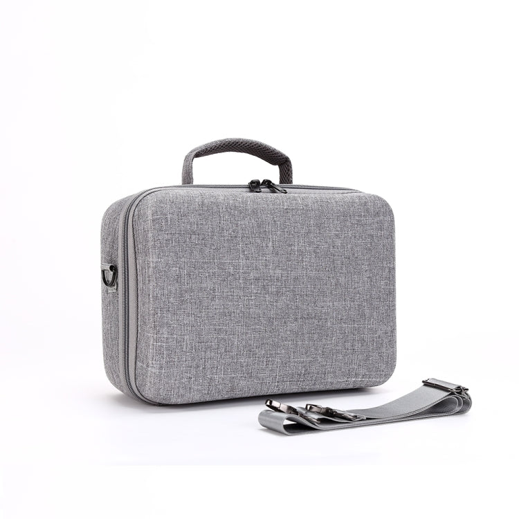 Grey Canvas Single Shoulder Storage Bag Shockproof Waterproof Travel Carrying Cover Hard Case for FIMI X8 Mini(Black + Black Liner) -  by PMC TechLife | Online Shopping South Africa | PMC TechLife | Buy Now Pay Later Mobicred