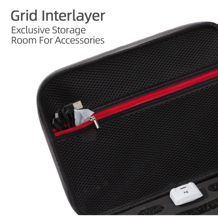Grey Canvas Single Shoulder Storage Bag Shockproof Waterproof Travel Carrying Cover Hard Case for FIMI X8 Mini(Black + Red Liner) -  by PMC TechLife | Online Shopping South Africa | PMC TechLife | Buy Now Pay Later Mobicred