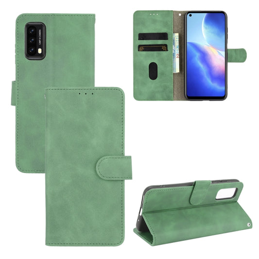 For Blackview A90 Solid Color Skin Feel Magnetic Buckle Horizontal Flip Calf Texture PU Leather Case with Holder & Card Slots & Wallet(Green) - More Brand by PMC Jewellery | Online Shopping South Africa | PMC Jewellery | Buy Now Pay Later Mobicred