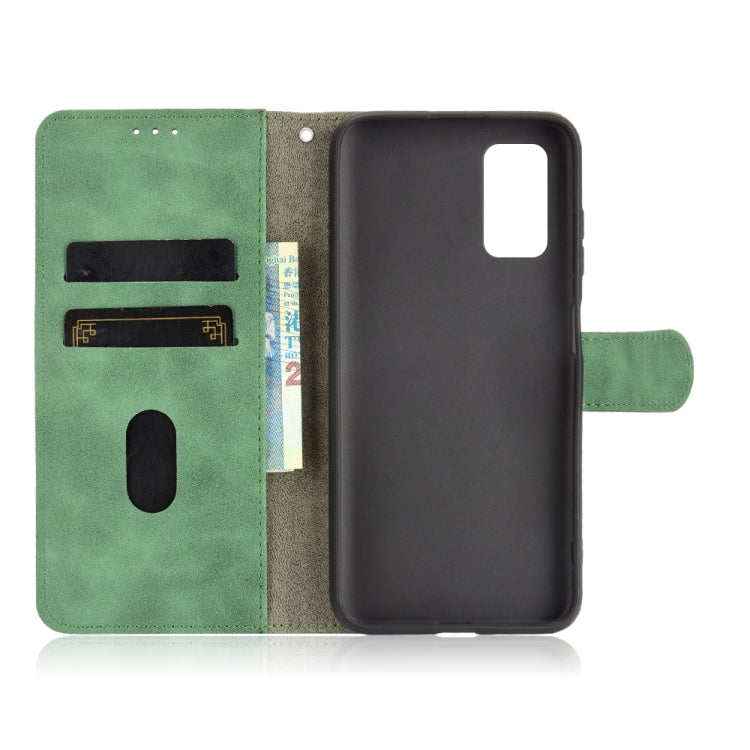 For Blackview A90 Solid Color Skin Feel Magnetic Buckle Horizontal Flip Calf Texture PU Leather Case with Holder & Card Slots & Wallet(Green) - More Brand by PMC Jewellery | Online Shopping South Africa | PMC Jewellery | Buy Now Pay Later Mobicred