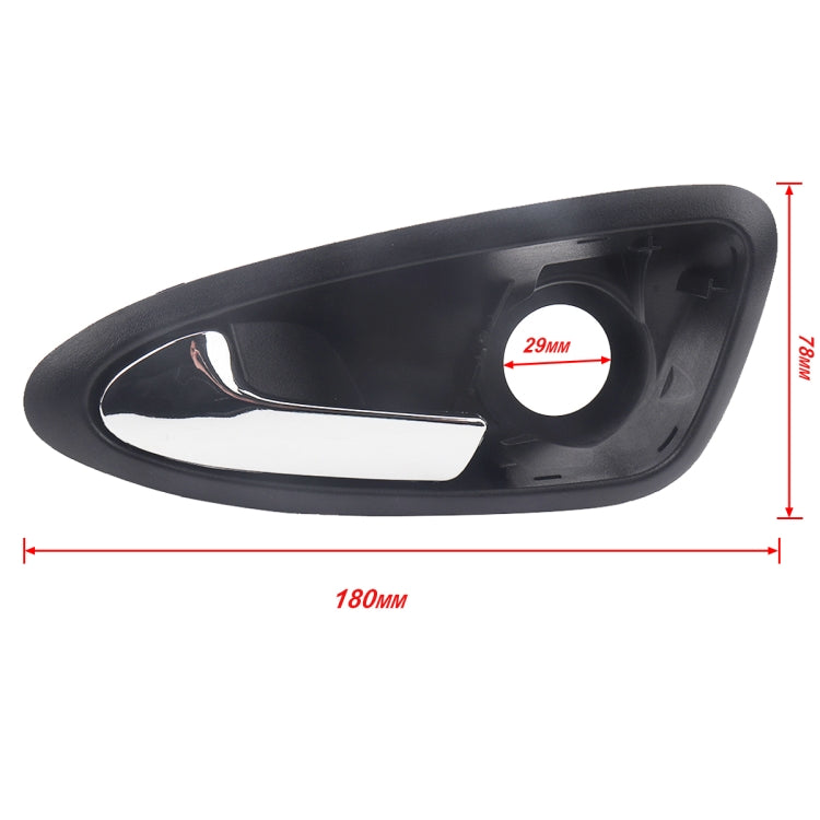 A5823 Car Electroplating Door Inside Handle 6J1837113A + 6J1837114A for Seat - Door Handles by PMC Jewellery | Online Shopping South Africa | PMC Jewellery