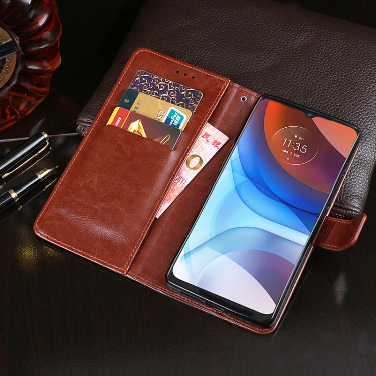 For Lenovo K13 idewei Crazy Horse Texture Horizontal Flip Leather Case with Holder & Card Slots & Wallet(Black) - Lenovo by idewei | Online Shopping South Africa | PMC Jewellery | Buy Now Pay Later Mobicred