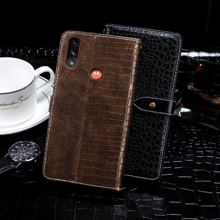 For Lenovo K13 idewei Crocodile Texture Horizontal Flip Leather Case with Holder & Card Slots & Wallet(Black) - Lenovo by idewei | Online Shopping South Africa | PMC Jewellery | Buy Now Pay Later Mobicred