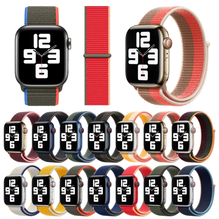 Loop Type Sport Watch Band For Apple Watch Ultra 49mm&Watch Ultra 2 49mm / Series 9&8&7 45mm / SE 3&SE 2&6&SE&5&4 44mm / 3&2&1 42mm (Midnight) - Watch Bands by PMC Jewellery | Online Shopping South Africa | PMC Jewellery | Buy Now Pay Later Mobicred