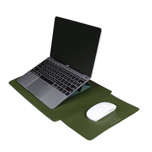 PU06 3 in 1 PU Multifunctional Laptop Bag, Size:14.1-15.4 inch(ArmyGreen) - 15 inch by PMC Jewellery | Online Shopping South Africa | PMC Jewellery | Buy Now Pay Later Mobicred