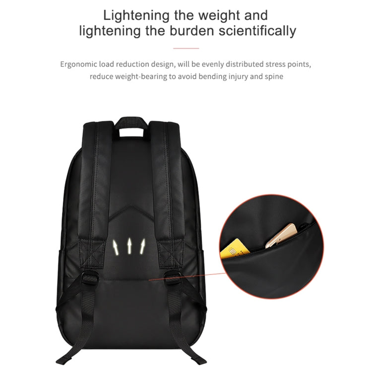 SJ03 13-15.6 inch Universal Large-capacity Laptop Backpack with USB Charging Port & Headphone Port(Navy Blue) - Backpack by PMC Jewellery | Online Shopping South Africa | PMC Jewellery | Buy Now Pay Later Mobicred