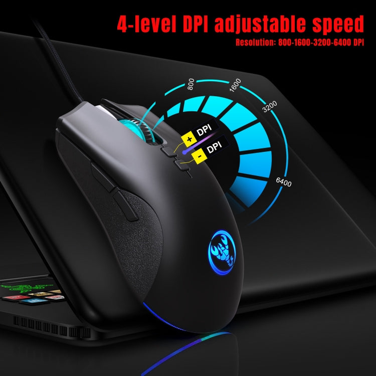 HXSJ P8+V100+A883 Keyboard Mouse Converter + One-handed Keyboard + Programming Gaming Mouse Set - Wired Mice by HXSJ | Online Shopping South Africa | PMC Jewellery | Buy Now Pay Later Mobicred