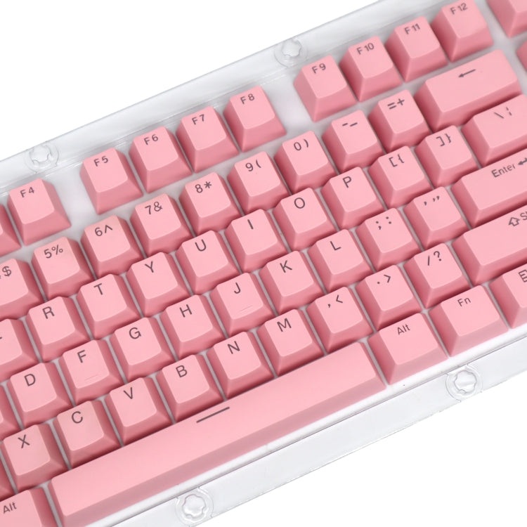 HXSJ P9 104 Keys PBT Color Mechanical Keyboard Keycaps(Pink) - Other by HXSJ | Online Shopping South Africa | PMC Jewellery | Buy Now Pay Later Mobicred