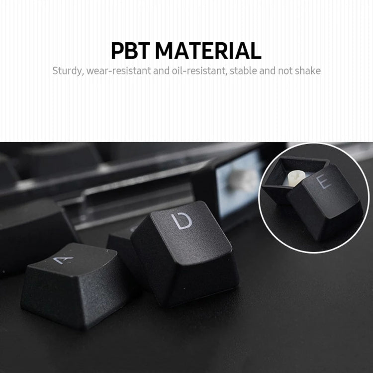 HXSJ P9 104 Keys PBT Color Mechanical Keyboard Keycaps(Orange) - free shipping - PMC Jewellery - Order now!