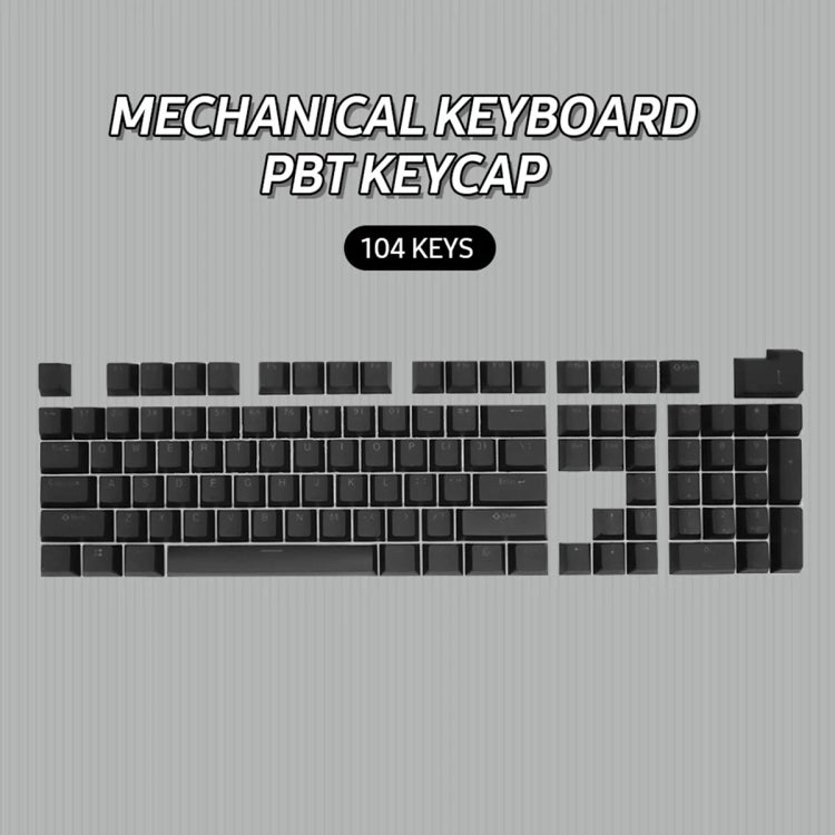 HXSJ P9 104 Keys PBT Color Mechanical Keyboard Keycaps(Yellow) - Other by HXSJ | Online Shopping South Africa | PMC Jewellery | Buy Now Pay Later Mobicred