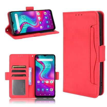 For Doogee X96 Pro Skin Feel Calf Pattern Horizontal Flip Leather Case with Holder & Card Slots & Photo Frame(Red) - More Brand by PMC Jewellery | Online Shopping South Africa | PMC Jewellery | Buy Now Pay Later Mobicred