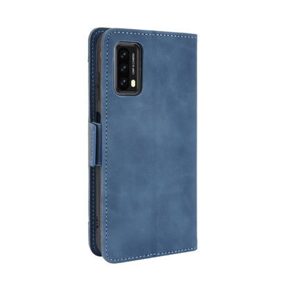 For Blackview A90 Skin Feel Calf Pattern Horizontal Flip Leather Case with Holder & Card Slots & Photo Frame(Blue) - More Brand by PMC Jewellery | Online Shopping South Africa | PMC Jewellery | Buy Now Pay Later Mobicred