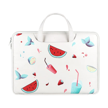 ST01KT Lightweight PU Printed Laptop Bag, Size:13.3 inch(Watermelon) - 13.3 inch by PMC Jewellery | Online Shopping South Africa | PMC Jewellery | Buy Now Pay Later Mobicred