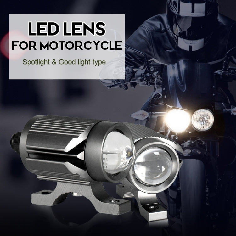 2 PCS L29 12V / 15W / 6000K / 2000LM Motorcycle / Car IP65 Waterproof External LED Small Steel Cannon Spotlight Working Lamp - Headlights by PMC Jewellery | Online Shopping South Africa | PMC Jewellery | Buy Now Pay Later Mobicred