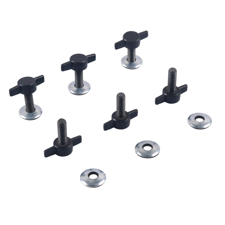 A6114 6 PCS Car Hard Top Fast Removal Screws Fastener Kit for Jeep Wrangler Sport 2007-2018 - Nuts & Bolts by PMC Jewellery | Online Shopping South Africa | PMC Jewellery | Buy Now Pay Later Mobicred