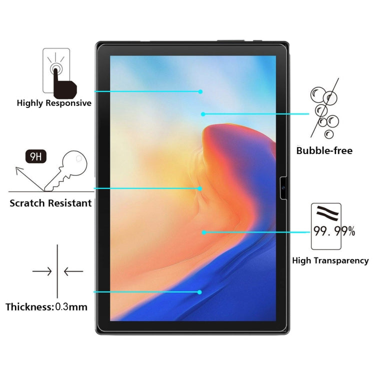 For Blackview Tab 8 50 PCS 0.26mm 9H 2.5D Tempered Glass Film - Others by PMC TechLife | Online Shopping South Africa | PMC TechLife