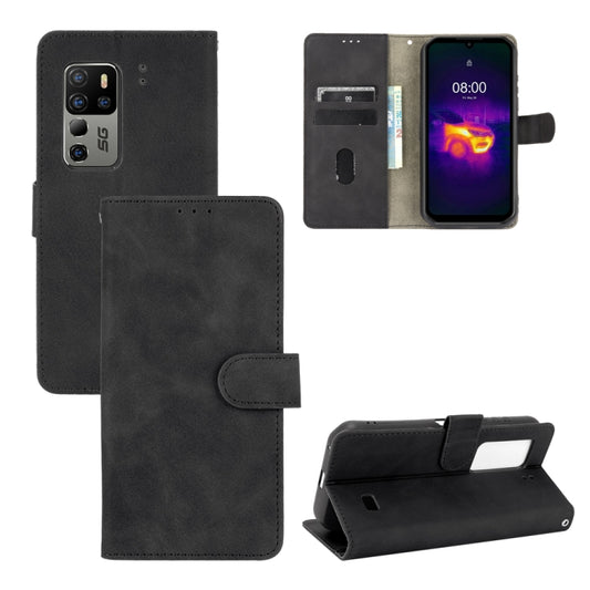 For Ulefone Armor 11T 5G Solid Color Skin Feel Magnetic Buckle Horizontal Flip Calf Texture PU Leather Case with Holder & Card Slots & Wallet(Black) - Ulefone Cases by PMC Jewellery | Online Shopping South Africa | PMC Jewellery | Buy Now Pay Later Mobicred