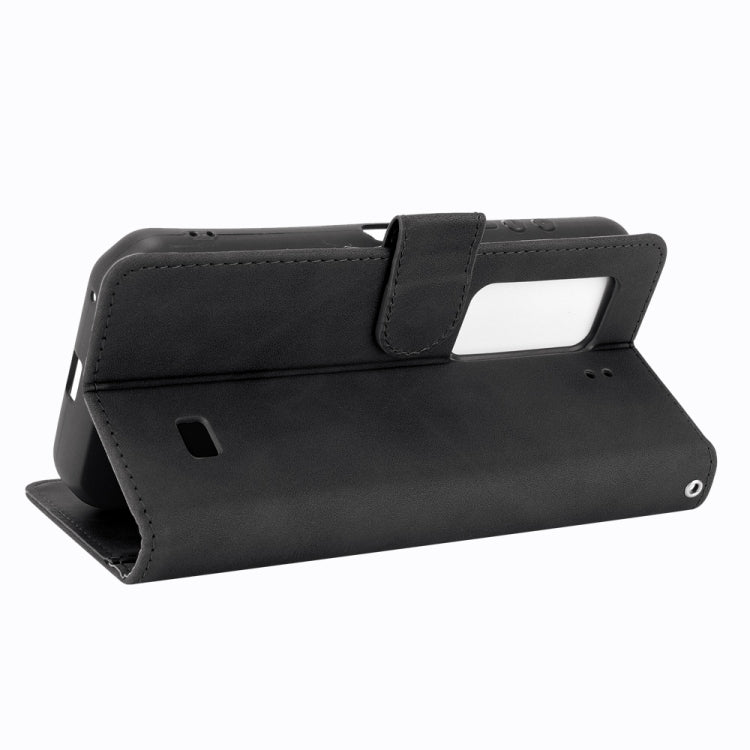 For Ulefone Armor 11T 5G Solid Color Skin Feel Magnetic Buckle Horizontal Flip Calf Texture PU Leather Case with Holder & Card Slots & Wallet(Black) - Ulefone Cases by PMC Jewellery | Online Shopping South Africa | PMC Jewellery | Buy Now Pay Later Mobicred