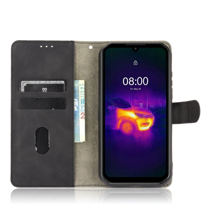 For Ulefone Armor 11T 5G Solid Color Skin Feel Magnetic Buckle Horizontal Flip Calf Texture PU Leather Case with Holder & Card Slots & Wallet(Black) - Ulefone Cases by PMC Jewellery | Online Shopping South Africa | PMC Jewellery | Buy Now Pay Later Mobicred