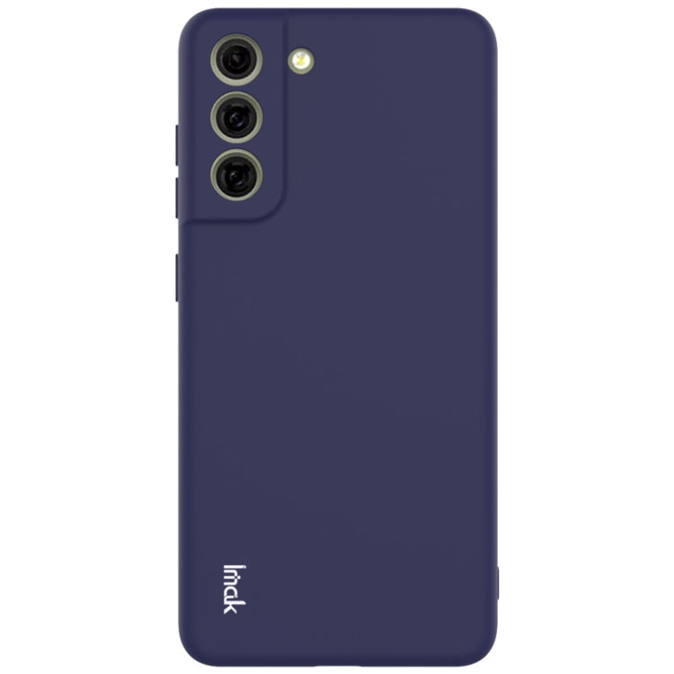 For Samsung Galaxy S21 FE 5G IMAK UC-2 Series Shockproof Full Coverage Soft TPU Case(Blue) - Galaxy Phone Cases by imak | Online Shopping South Africa | PMC Jewellery