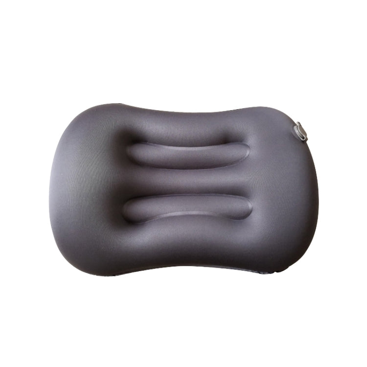 Outdoor Camping Trip Foldable Portable Inflatable Pillow Nap Waist Pillow, Specification:Inflate with Your Mouth(Dark Gray) - Camping Mats by PMC TechLife | Online Shopping South Africa | PMC TechLife | Buy Now Pay Later Mobicred
