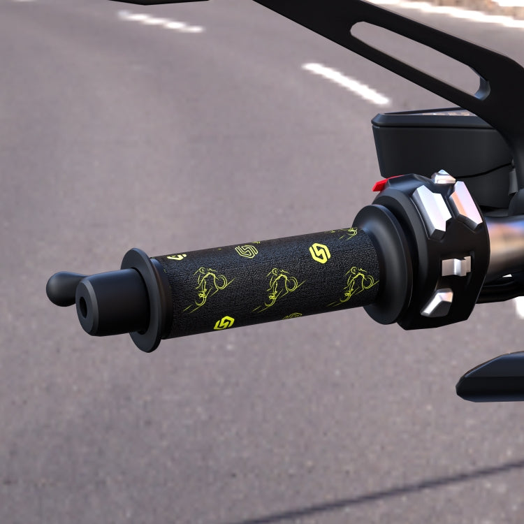 WUPP CS-974B1 Motorcycle Modified Hook and Loop Fastener Intelligent Electric Heating Hand Cover Heated Grip with Three Gear Temperature Control - Grips by WUPP | Online Shopping South Africa | PMC TechLife | Buy Now Pay Later Mobicred