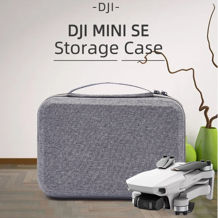 For DJI Mini SE Shockproof Carrying Hard Case Storage Bag, Size: 21.5 x 29.5 x 10cm(Grey + Red Liner) - Backpacks & Bags by PMC Jewellery | Online Shopping South Africa | PMC Jewellery | Buy Now Pay Later Mobicred
