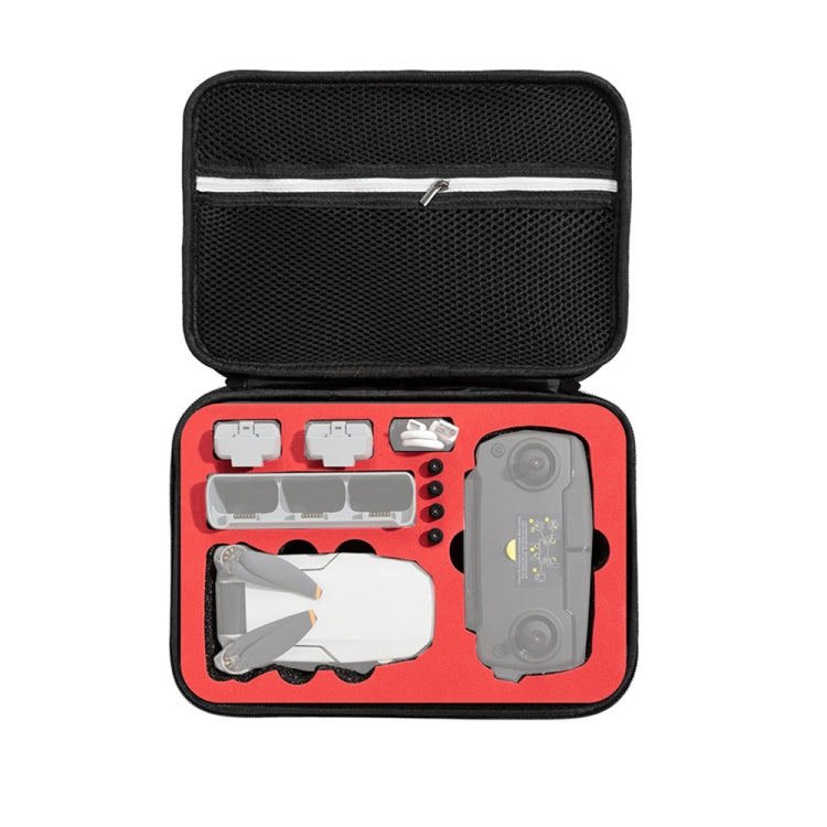 For DJI Mini SE Shockproof Nylon Carrying Hard Case Storage Bag, Size: 21.5 x 29.5 x 10cm(Black + Red Liner) - Backpacks & Bags by PMC Jewellery | Online Shopping South Africa | PMC Jewellery | Buy Now Pay Later Mobicred