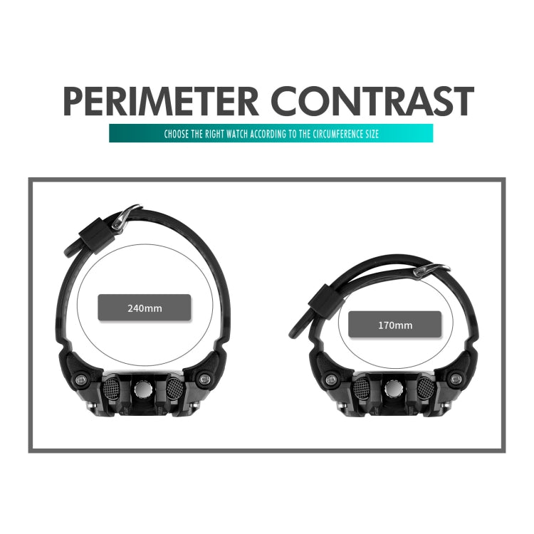 SKMEI 1725 Three Time LED Digital Display Timing Luminous Electronic Watch(Gold) - free shipping - PMC TechLife - Order now!