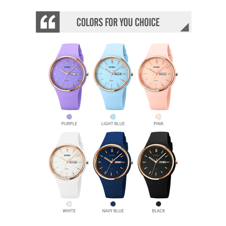 SKMEI 1747 Simple Bar scale Dial Silicone Strap Quartz Watch for Ladies(Black) - free shipping - PMC TechLife - Order now!