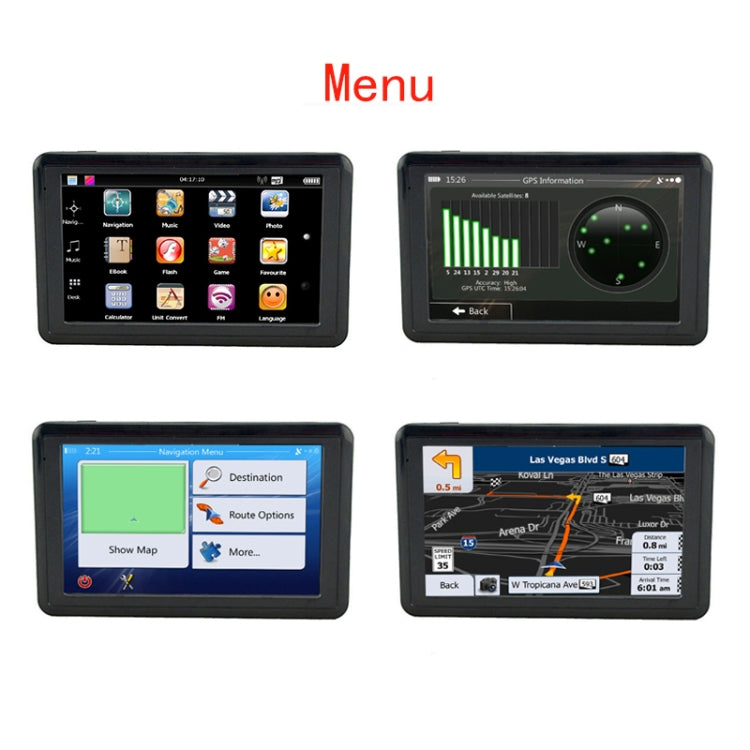 Q5 Car 5 inch HD TFT Touch Screen GPS Navigator Support TF Card / MP3 / FM Transmitter, Specification:Middle East Map - free shipping - PMC TechLife - Order now!