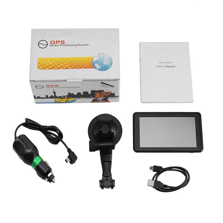 Q5 Car 5 inch HD TFT Touch Screen GPS Navigator Support TF Card / MP3 / FM Transmitter, Specification:Middle East Map - free shipping - PMC TechLife - Order now!