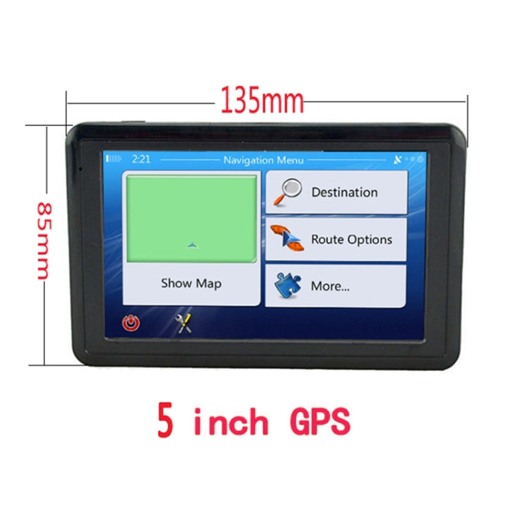 Q5 Car 5 inch HD TFT Touch Screen GPS Navigator Support TF Card / MP3 / FM Transmitter, Specification:South America Map - Car Monitor by PMC TechLife | Online Shopping South Africa | PMC TechLife | Buy Now Pay Later Mobicred