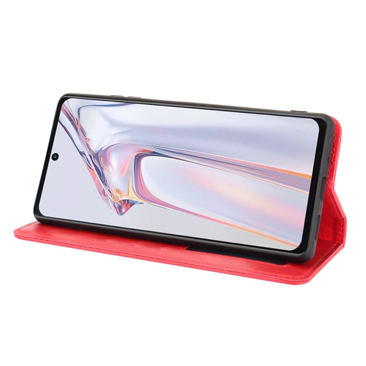 For Blackview A100 Magnetic Buckle Retro Crazy Horse Texture Horizontal Flip Leather Case with Holder & Card Slots & Photo Frame(Red) - More Brand by PMC TechLife | Online Shopping South Africa | PMC TechLife
