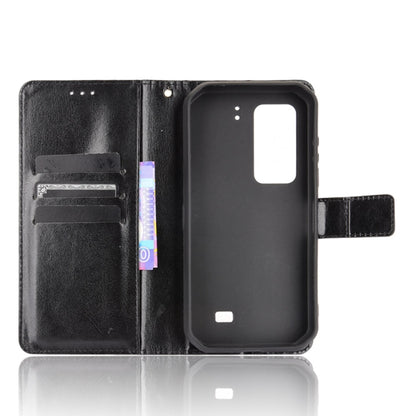 For Ulefone Armor 11 5G/11T 5G Crazy Horse Texture Horizontal Flip Leather Case with Holder & Card Slots & Lanyard(Black) - Ulefone Cases by PMC Jewellery | Online Shopping South Africa | PMC Jewellery | Buy Now Pay Later Mobicred