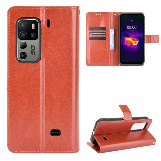 For Ulefone Armor 11 5G/11T 5G Crazy Horse Texture Horizontal Flip Leather Case with Holder & Card Slots & Lanyard(Brown) - Ulefone Cases by PMC Jewellery | Online Shopping South Africa | PMC Jewellery | Buy Now Pay Later Mobicred