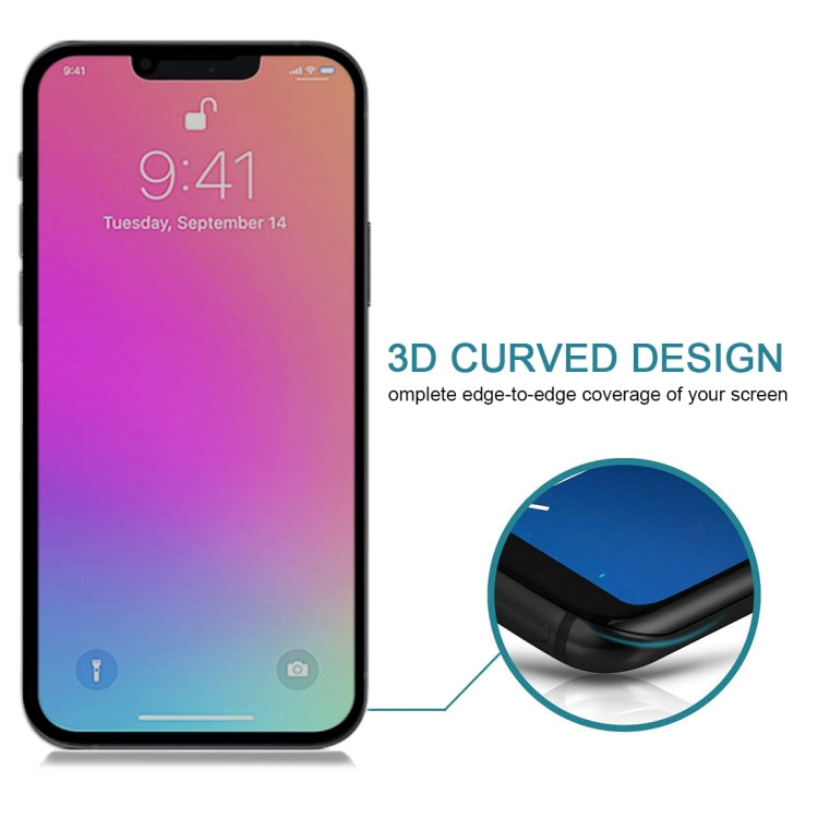 For iPhone 16e / 14 / 3 / 13 Pro Anti-peeping Plasma Oil Coated High Aluminum Wear-resistant Tempered Glass Film - iPhone 13 Tempered Glass by PMC TechLife | Online Shopping South Africa | PMC TechLife | Buy Now Pay Later Mobicred